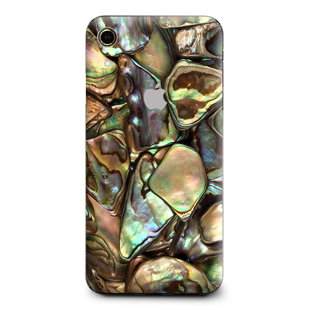 Gold Abalone Shell Large Apple iPhone XR Skin