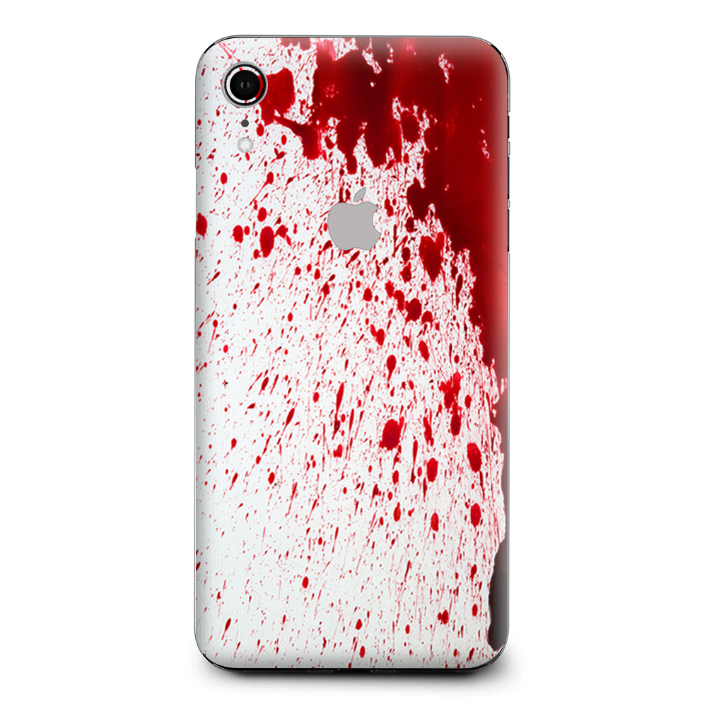 Blood Splatter Dexter Apple iPhone XR Skin