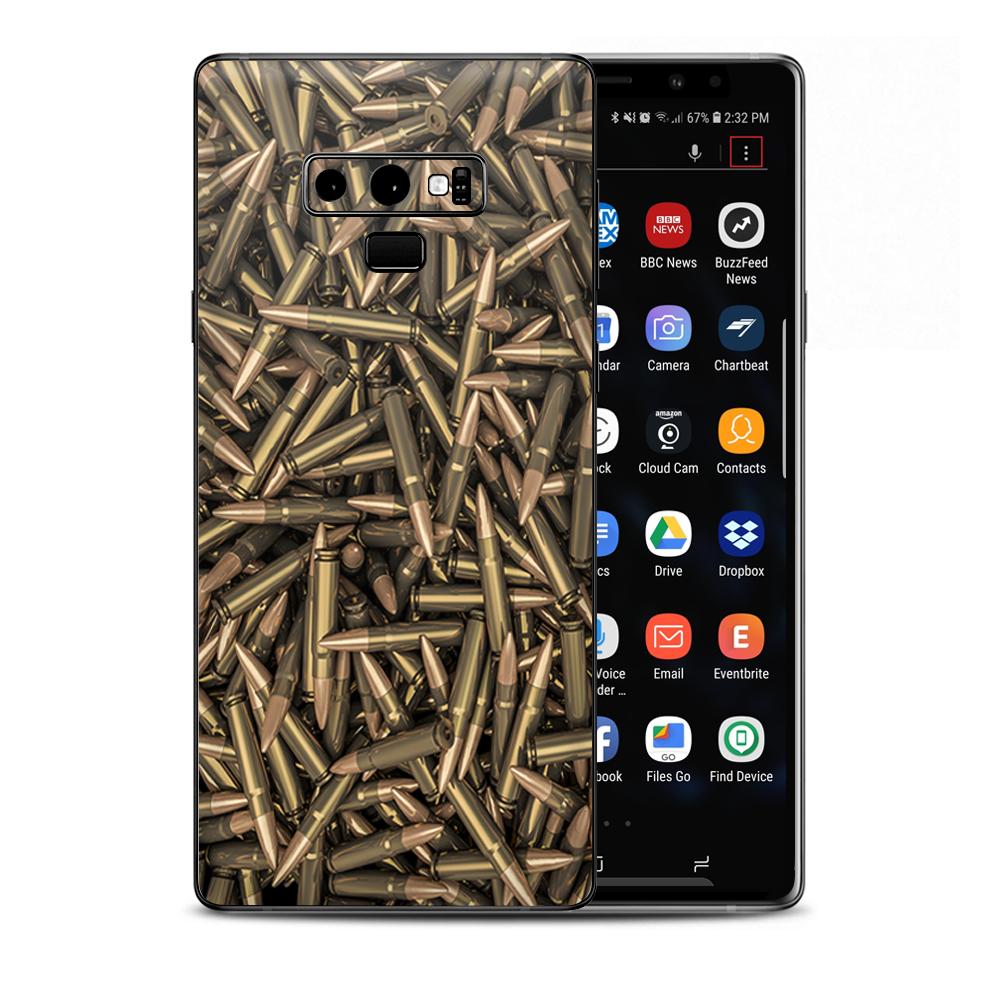 Bullets Ar Rifle Shells Samsung Galaxy Note 9 Skin