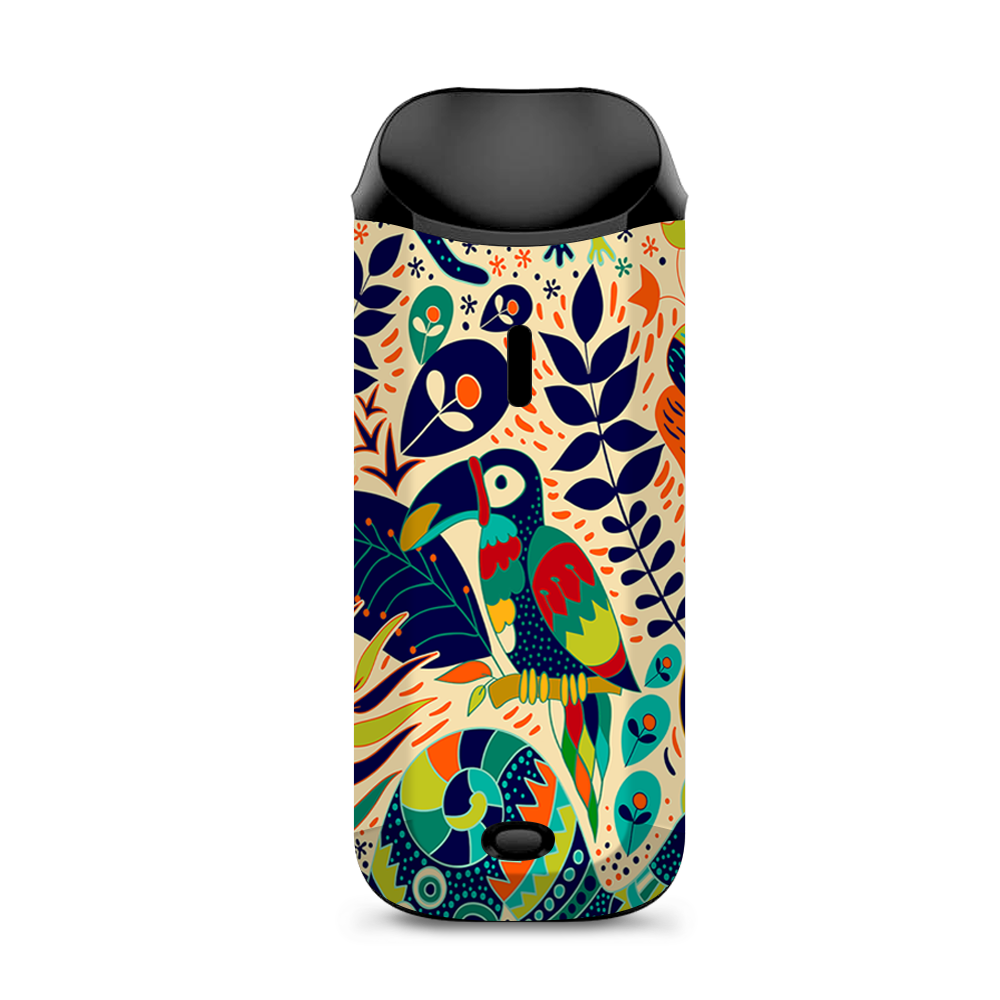  Pop Art Toucan Color Tropical Design Vaporesso Nexus AIO Kit Skin