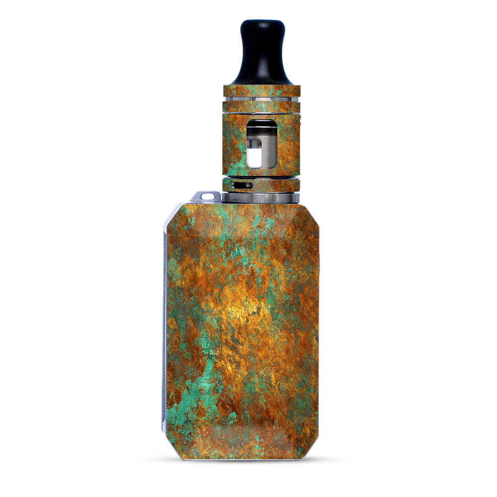 Copper Patina Metal Panel | Skin For VooPoo Drag Baby Trio itsaskin.com Copper Patina Metal Panel | Skin For VooPoo Drag Baby Trio itsaskin.com