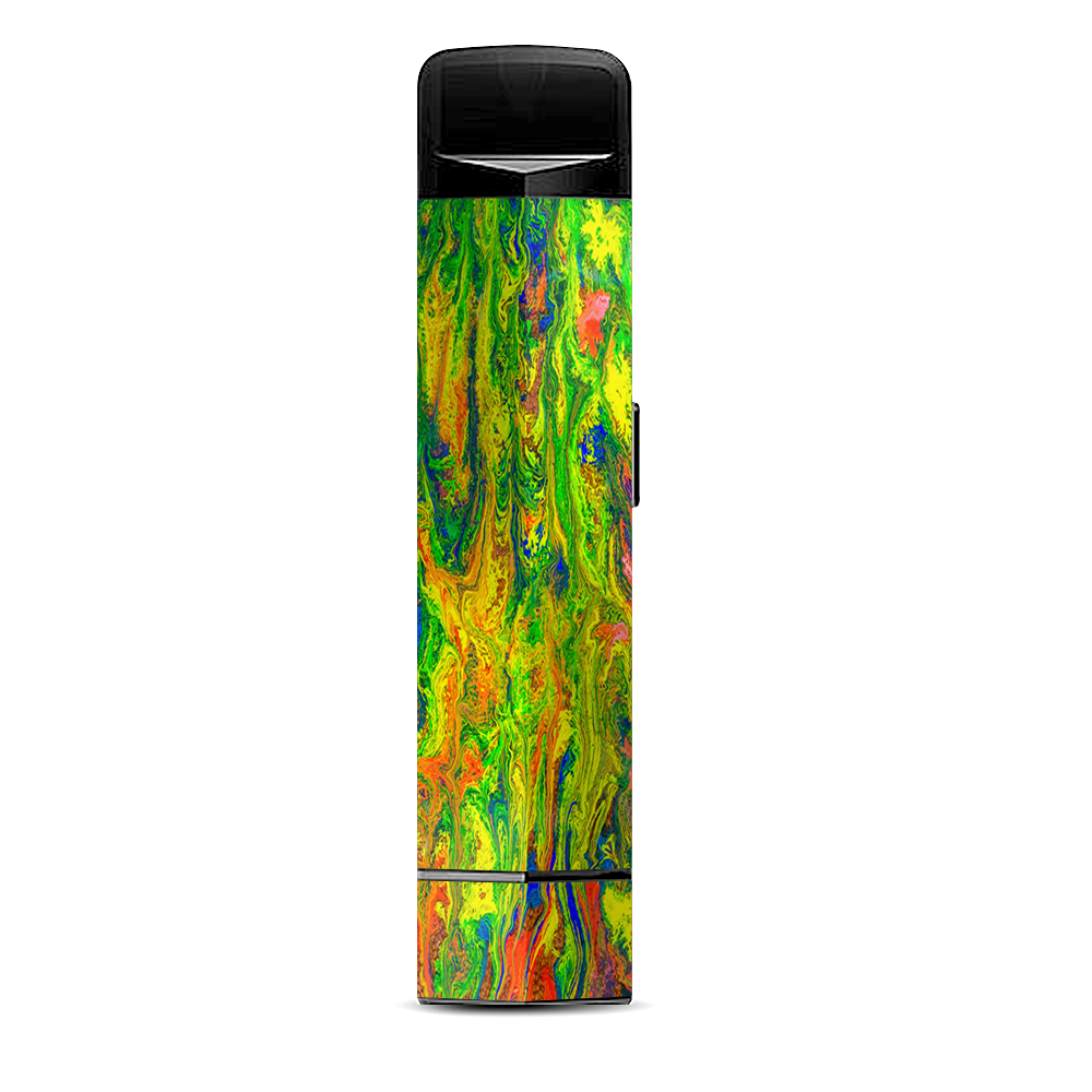  Green Trippy Color Mix Psychedelic Suorin Edge Pod System Skin
