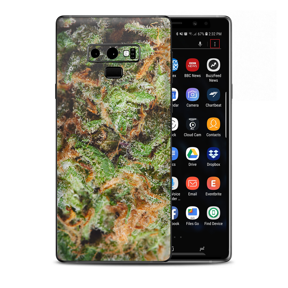 Nug Bud Weed Maijuana Samsung Galaxy Note 9 Skin