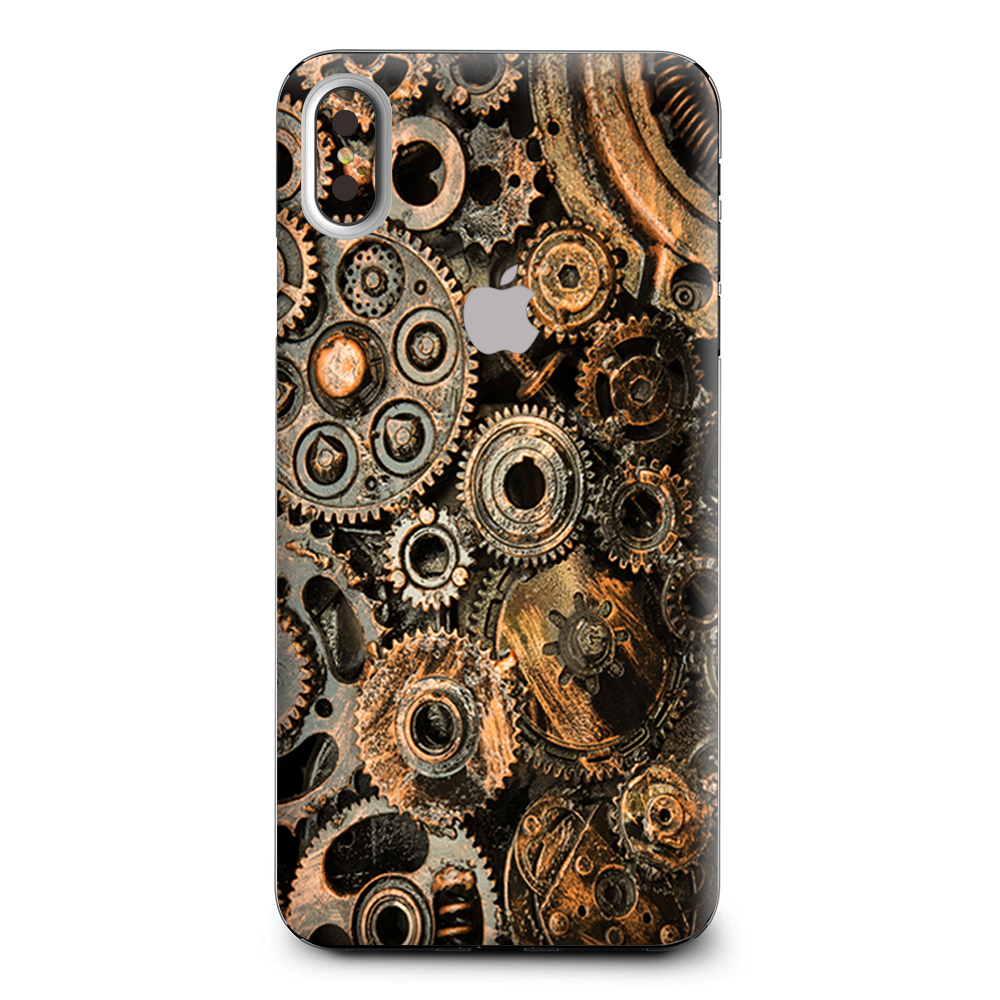 Old Gears Steampunk Patina Apple iPhone XS Max Skin