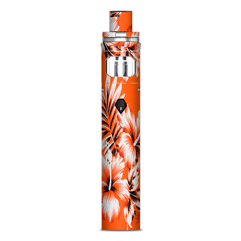  Orange Tropical Hibiscus Flowers Smok Nord AIO Stick Skin