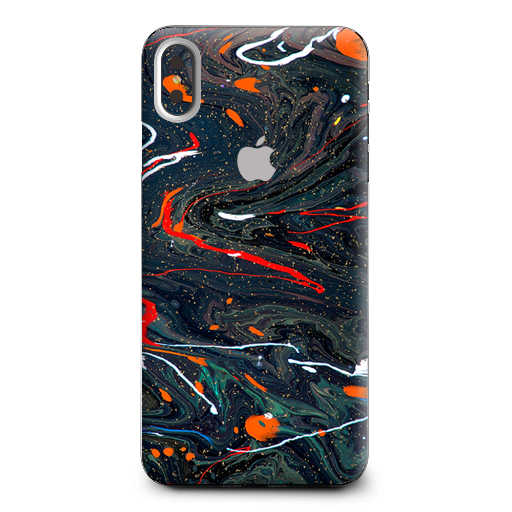 Paint Splatter Swirls Apple iPhone XS Max Skin