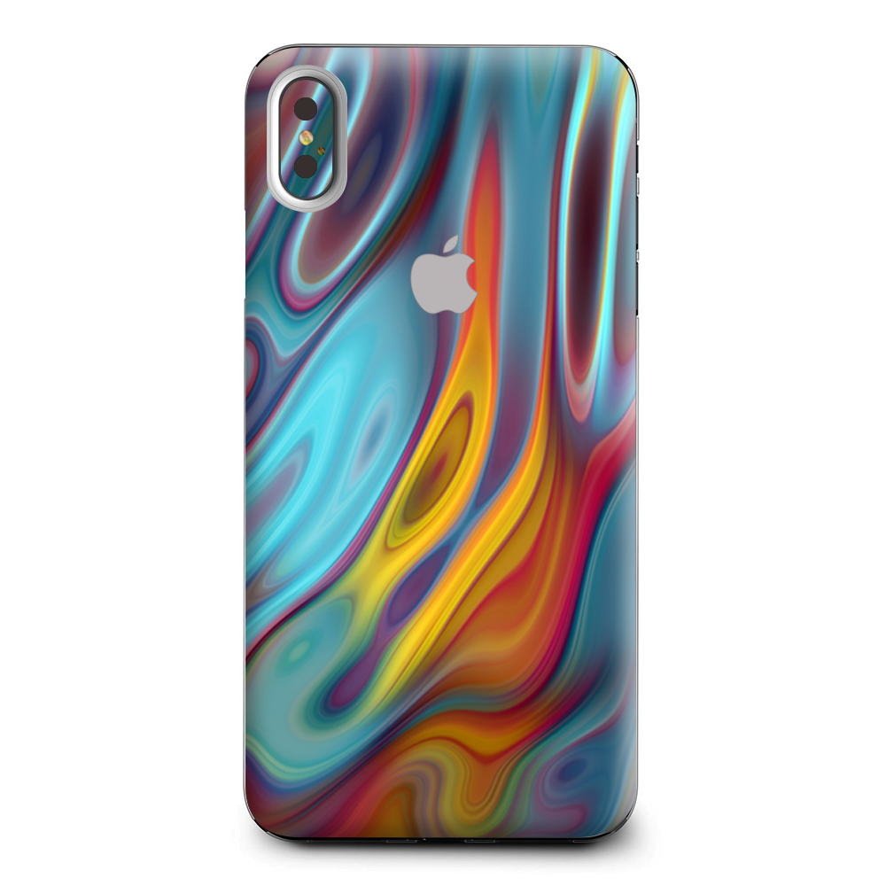 Color Glass Opalescent Resin Apple iPhone XS Max Skin