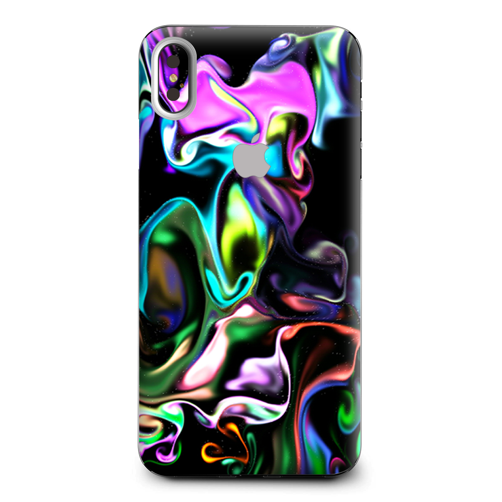 Resin Swirls Smok Glass Apple iPhone XS Max Skin