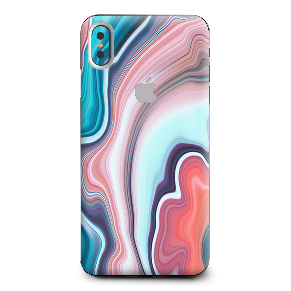 Geode Stone Rock Swirl Mix Apple iPhone XS Max Skin