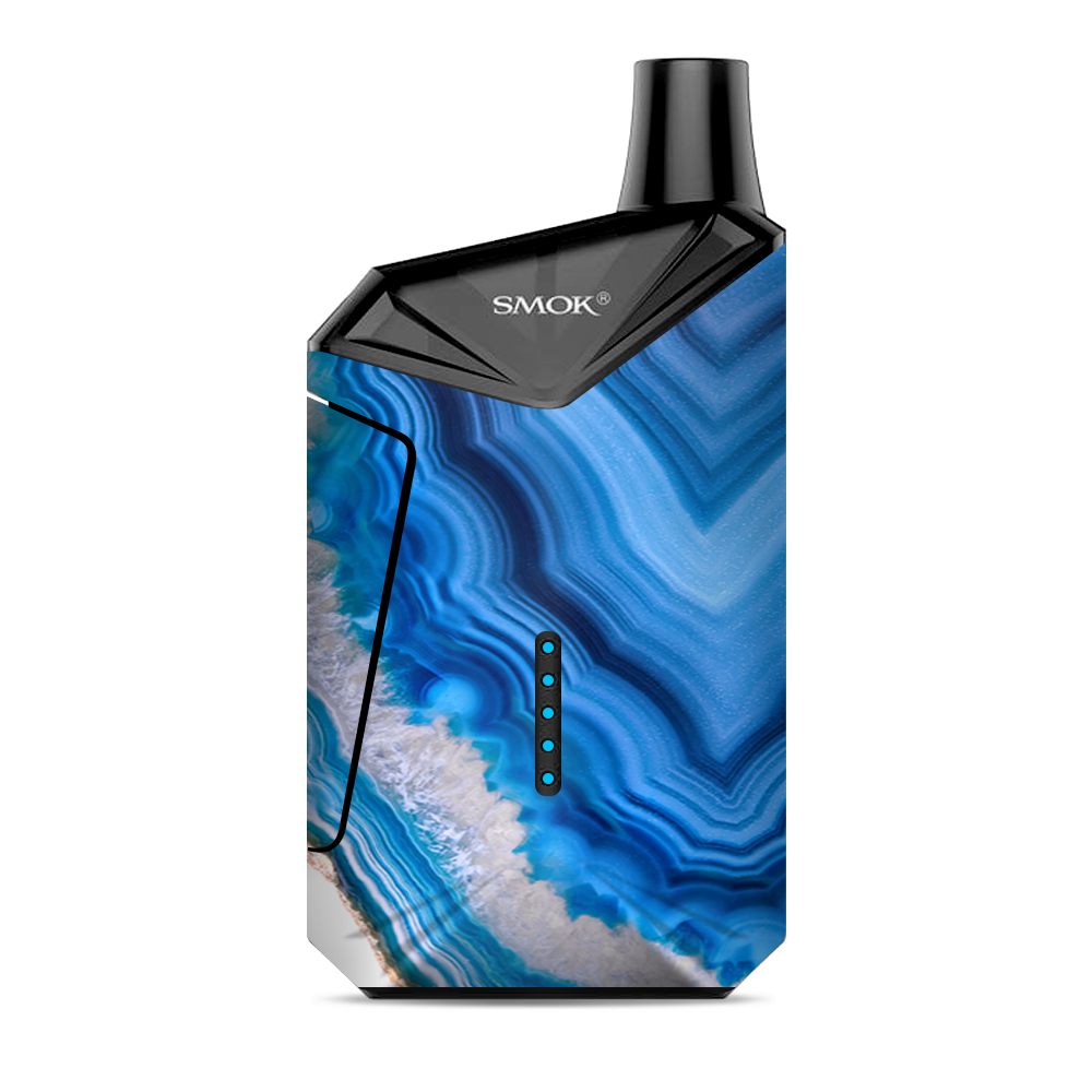  Geode Close Up Blue Crystals Smok  X-Force AIO Kit  Skin