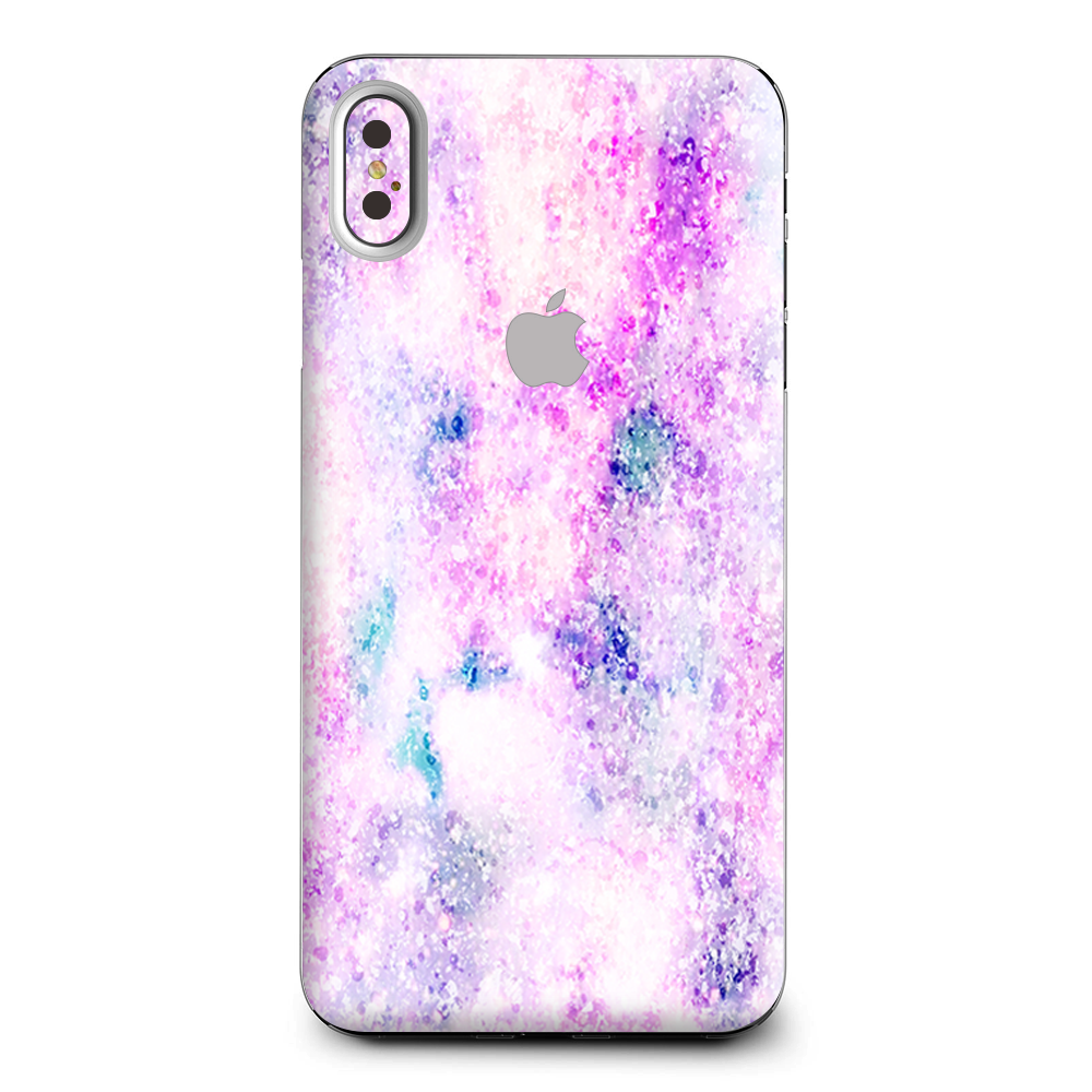 Pastel Crystals Pink Purple Pattern Apple iPhone XS Max Skin