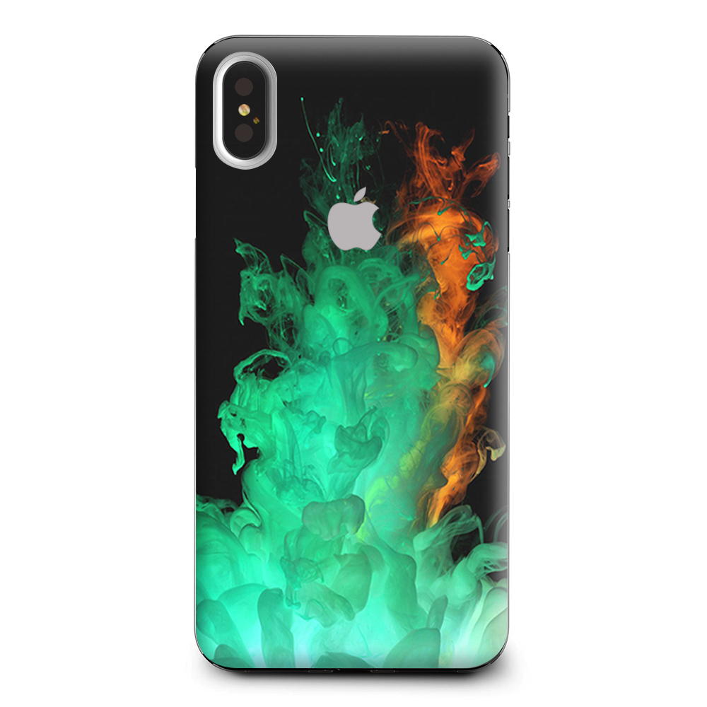 Orange Green Smok Apple iPhone XS Max Skin