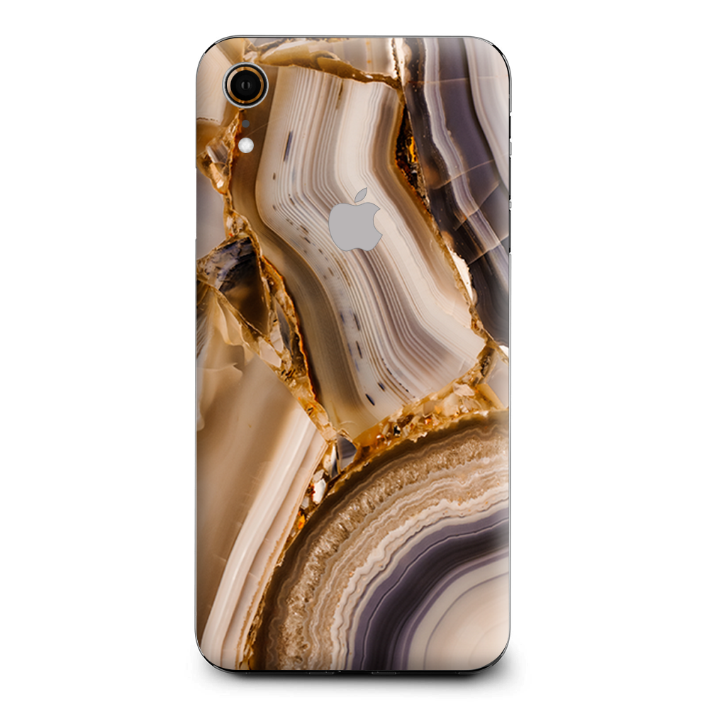 Rock Disection Geode Precious Stone Apple iPhone XR Skin