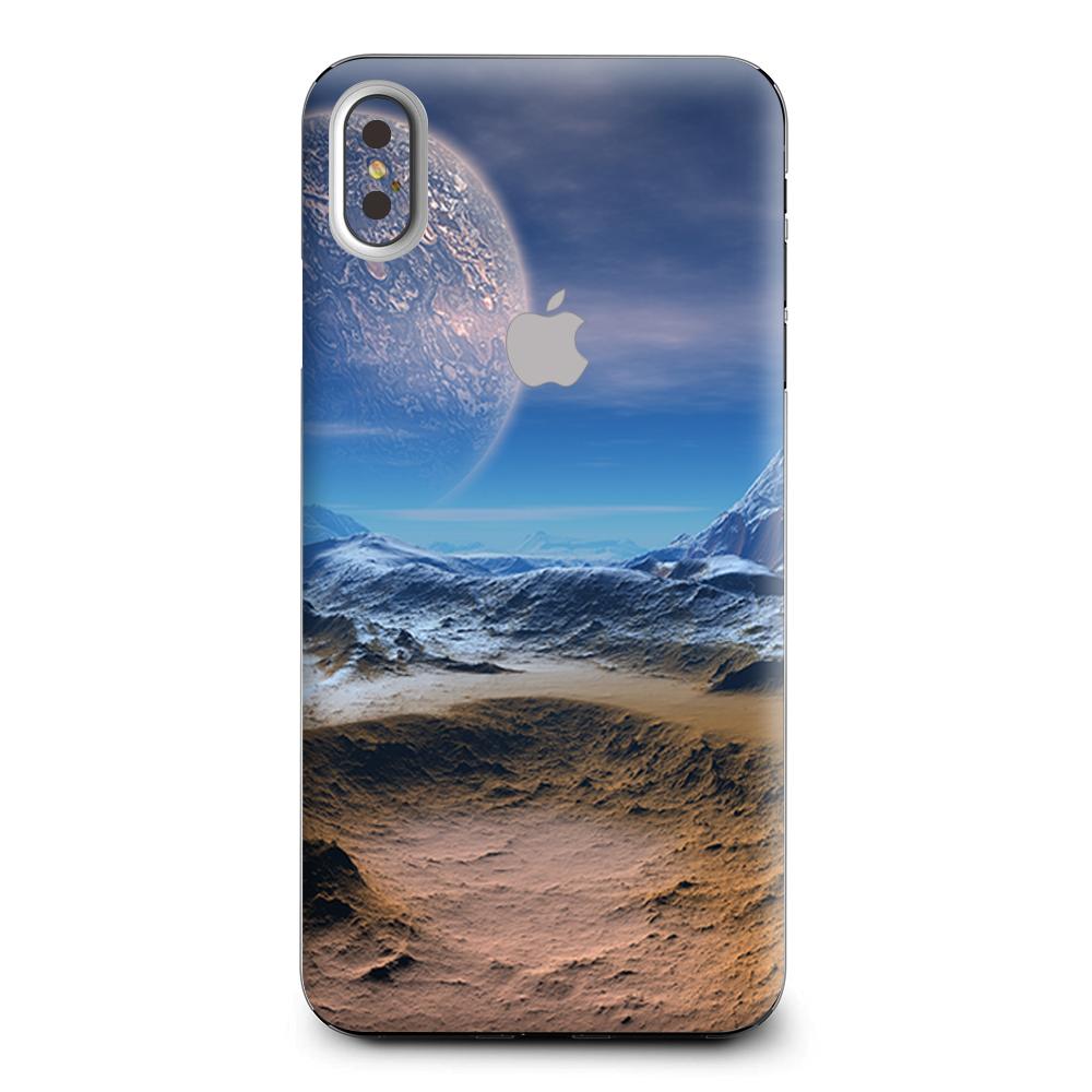 Space Planet Moon Surface Outerspace Apple iPhone XS Max Skin