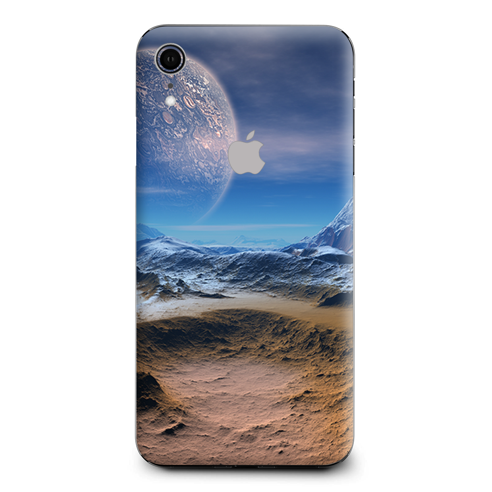 Space Planet Moon Surface Outerspace Apple iPhone XR Skin