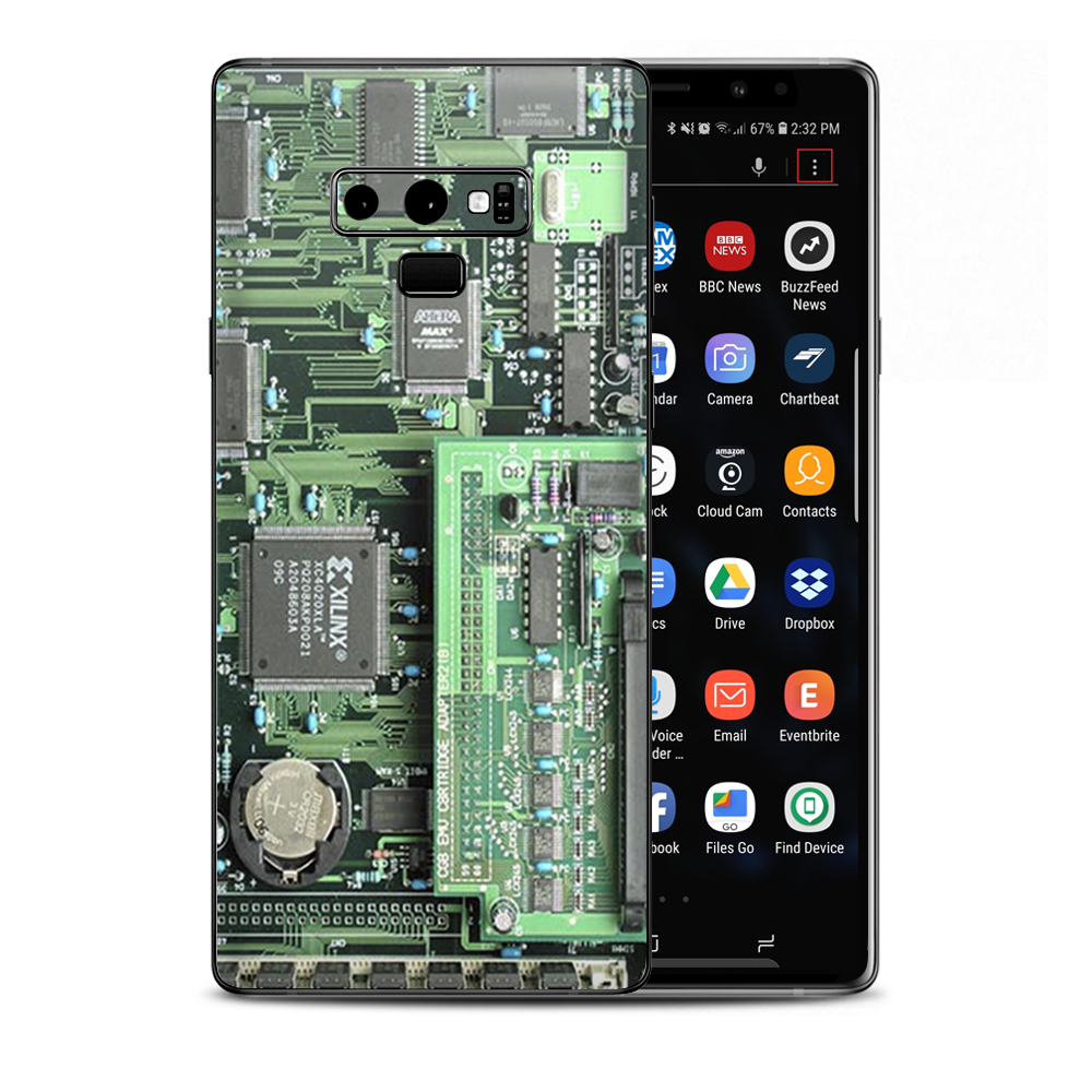 Circuit Board Samsung Galaxy Note 9 Skin