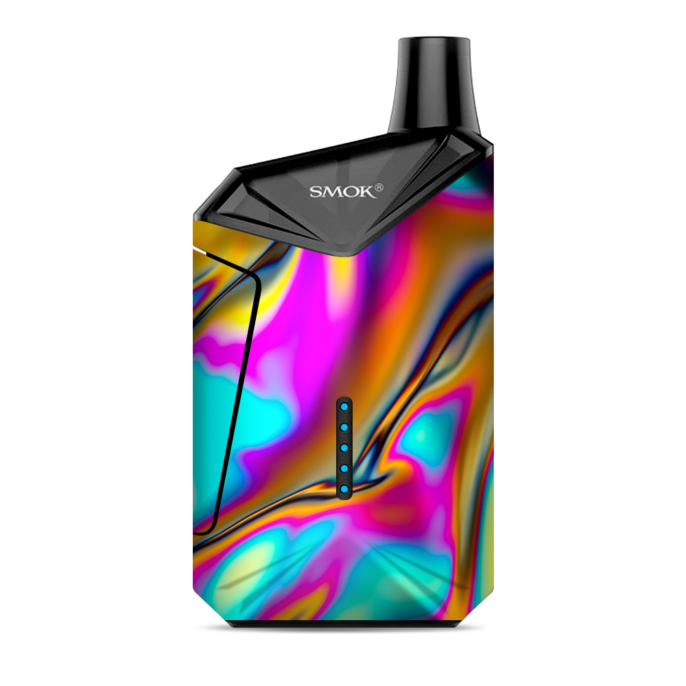  Oil Slick Resin Iridium Glass Colors Smok  X-Force AIO Kit  Skin