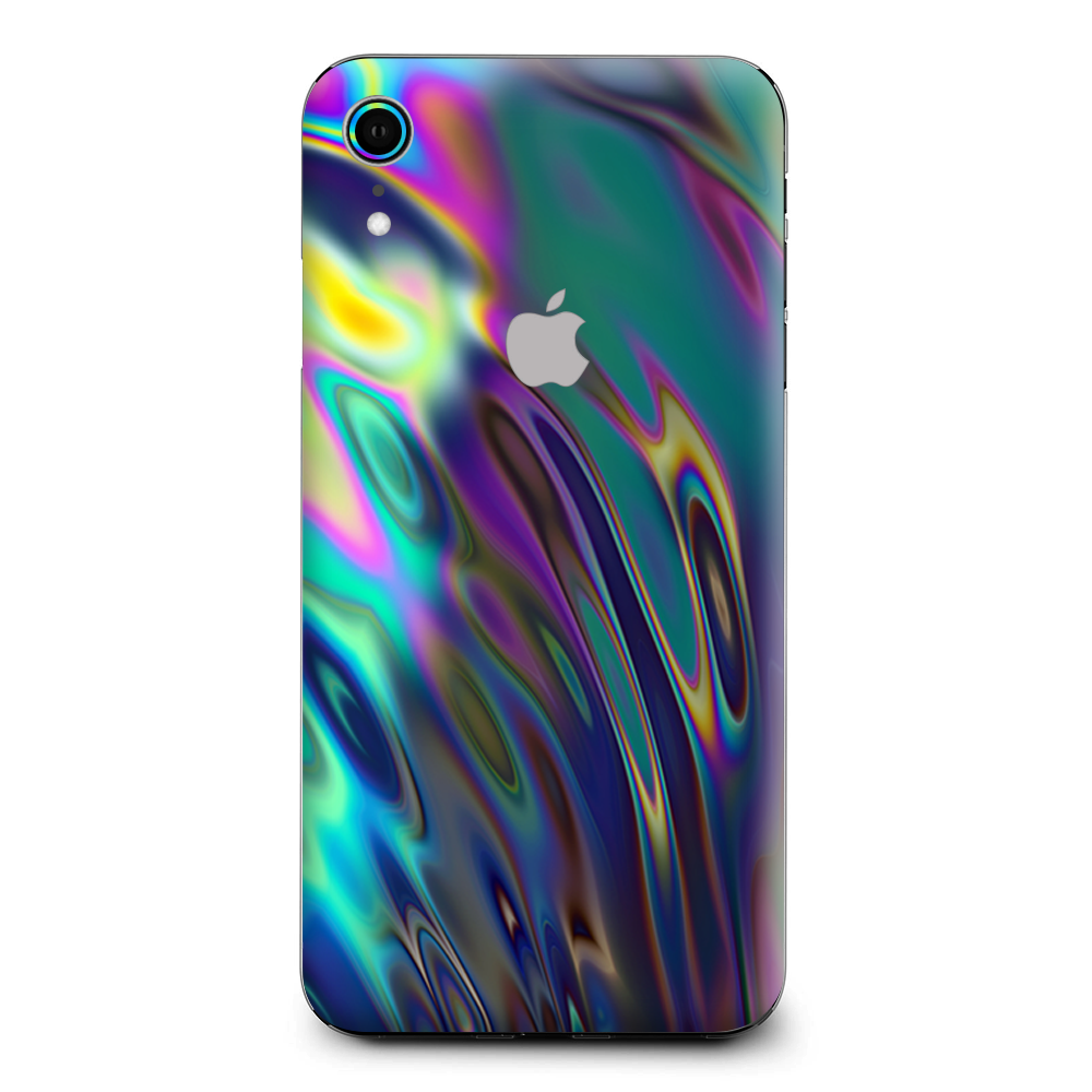 Oil Slick Opal Colorful Resin Apple iPhone XR Skin