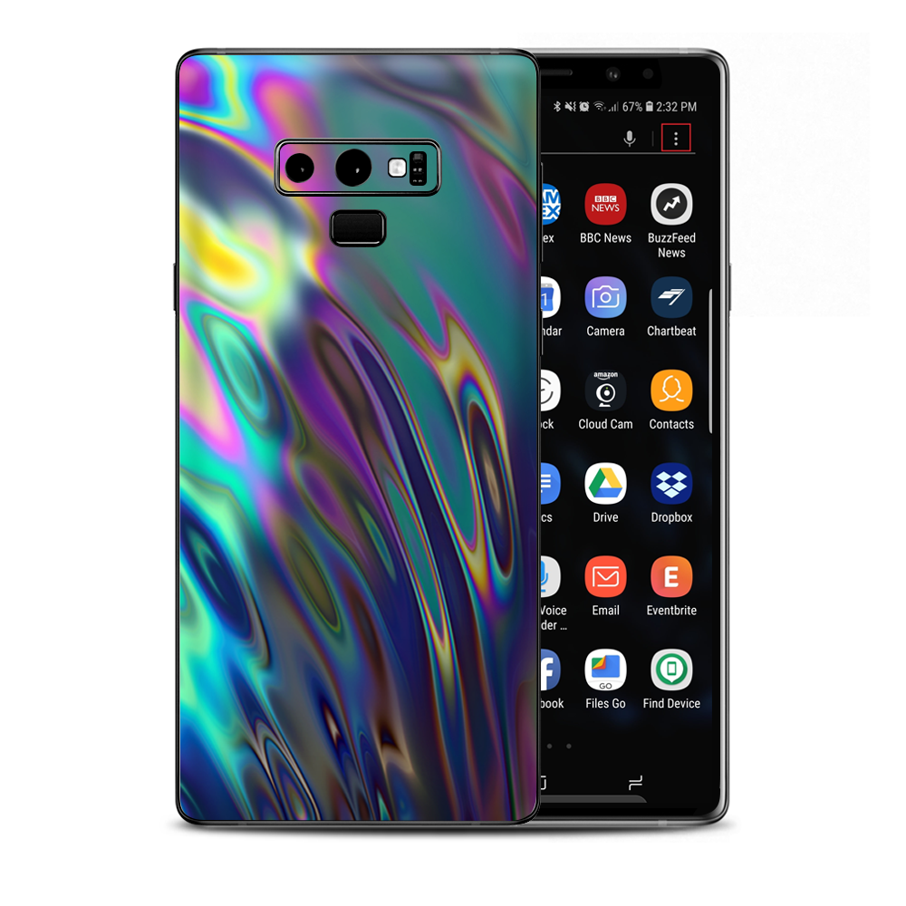 Oil Slick Opal Colorful Resin Samsung Galaxy Note 9 Skin