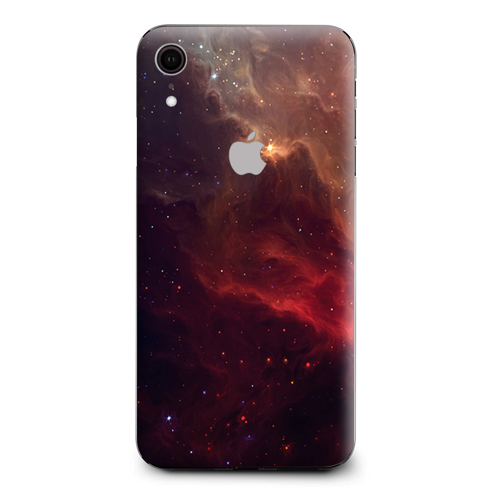 Red Galactic Nebula Apple iPhone XR Skin