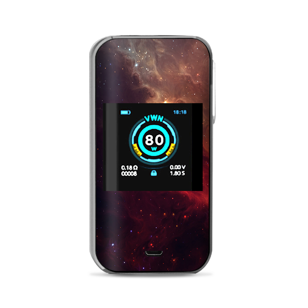  Red Galactic Nebula Vaporesso Luxe Nano Kit Skin