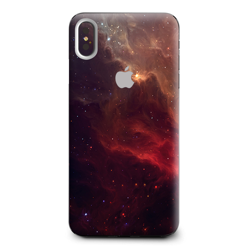 Red Galactic Nebula Apple iPhone XS Max Skin