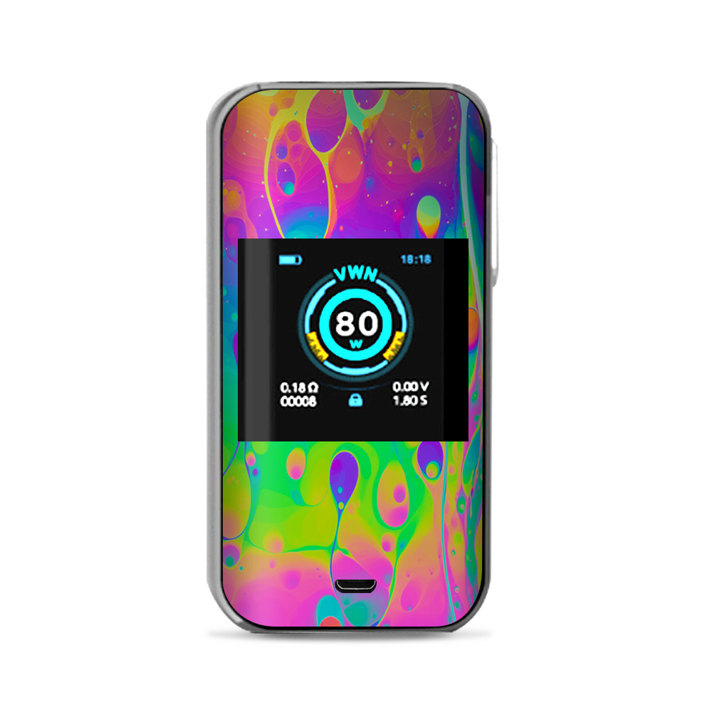  Trippy Tie Die Colors Dripping Lava Vaporesso Luxe Nano Kit Skin