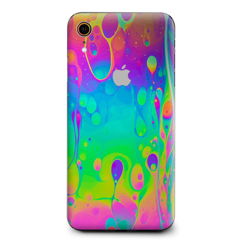 Trippy Tie Die Colors Dripping Lava Apple iPhone XR Skin