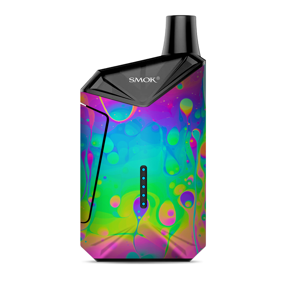  Trippy Tie Die Colors Dripping Lava Smok  X-Force AIO Kit  Skin