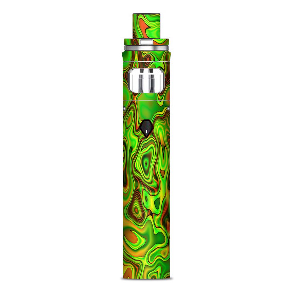  Green Glass Trippy Psychedelic Smok Nord AIO Stick Skin