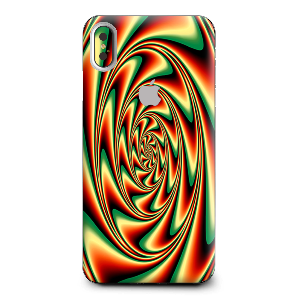 Trippy Motion Moving Swirl Illusion Apple iPhone XS Max Skin