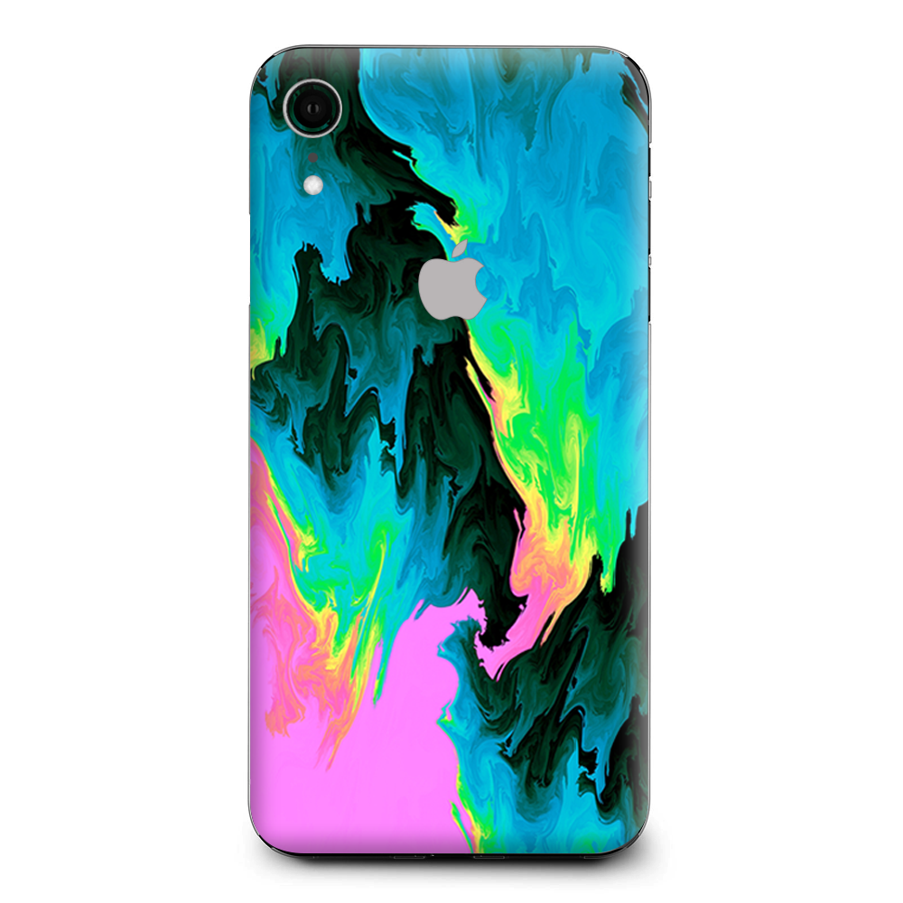 Water Colors Trippy Abstract Pastel Preppy Apple iPhone XR Skin