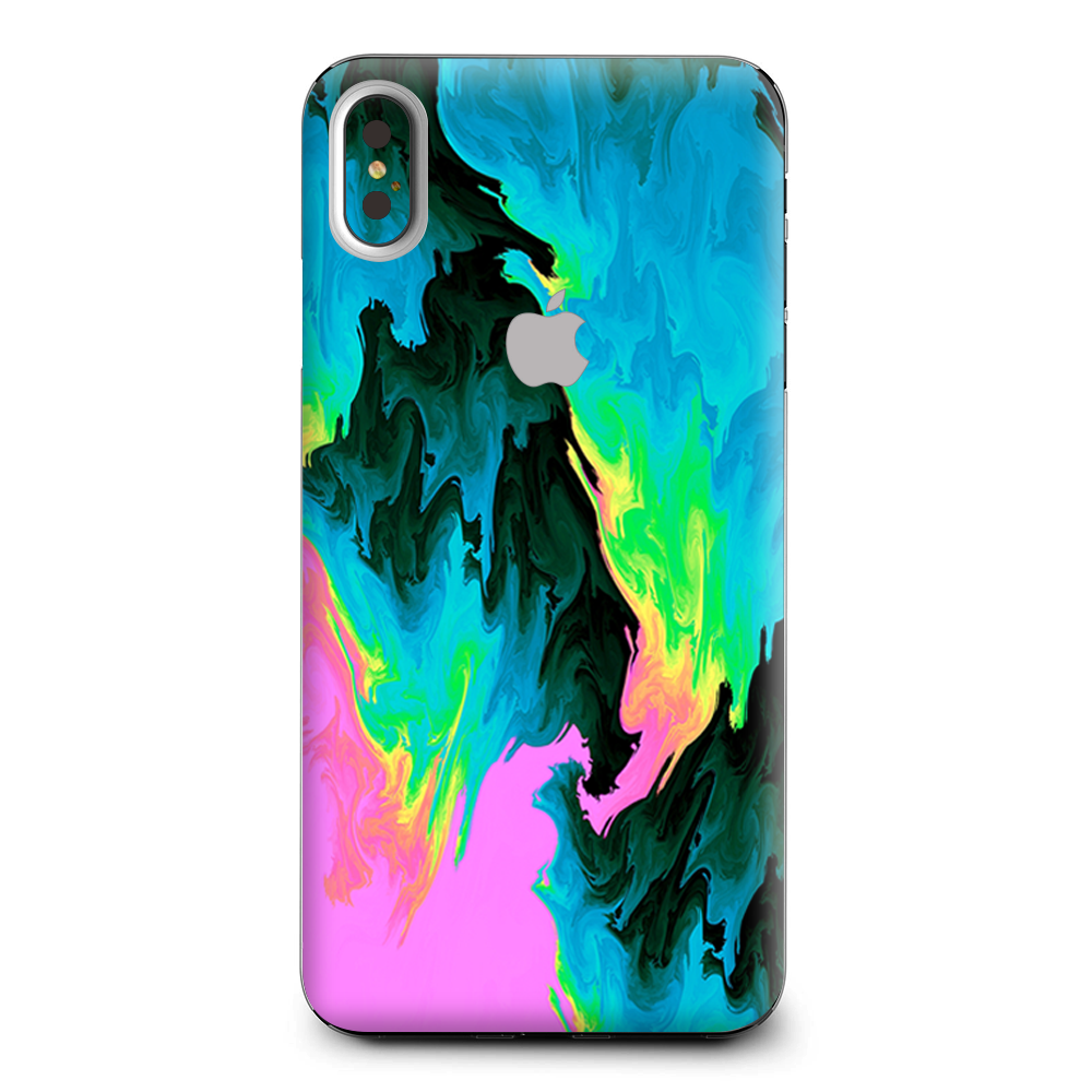 Water Colors Trippy Abstract Pastel Preppy Apple iPhone XS Max Skin