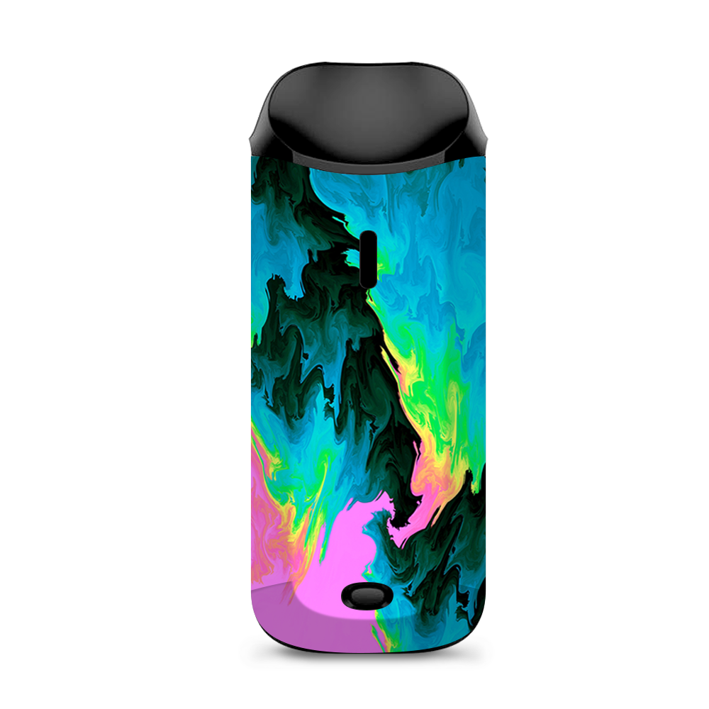 Water Colors Trippy Abstract Pastel Preppy Vaporesso Nexus AIO Kit Skin