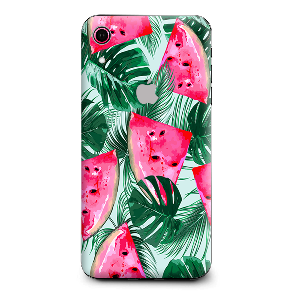 Watermelon Pattern Palm Apple iPhone XR Skin