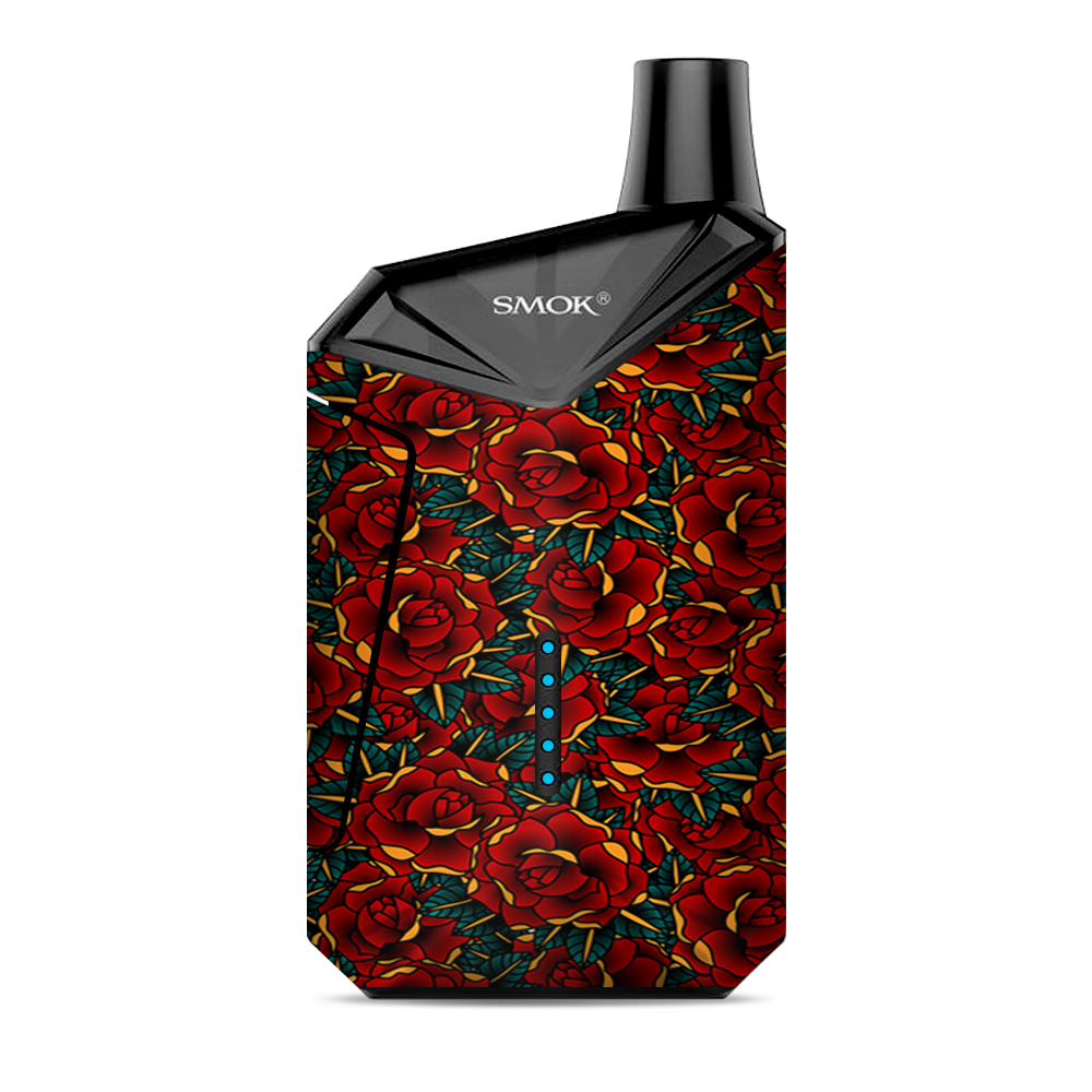  Red Gold Roses Tattoo Smok  X-Force AIO Kit  Skin