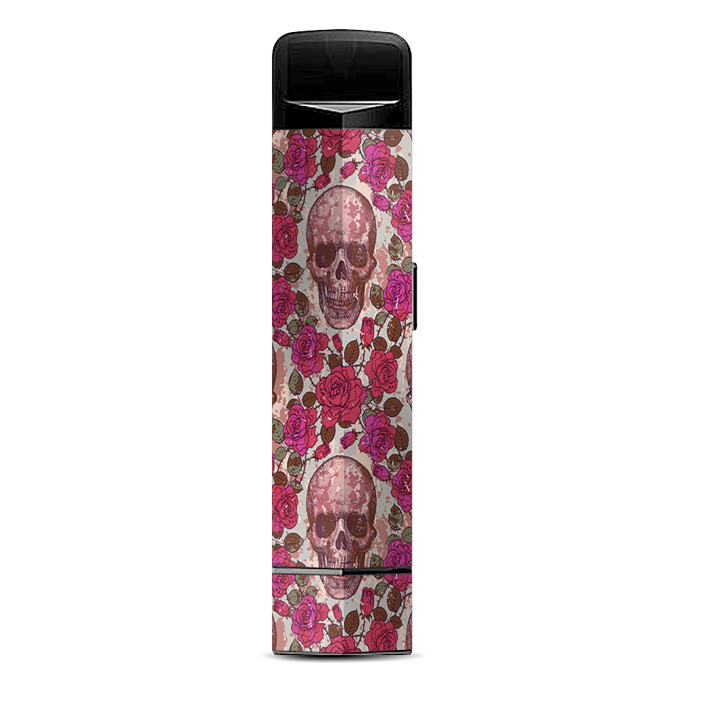  Pink Roses With Skulls Distressed Suorin Edge Pod System Skin