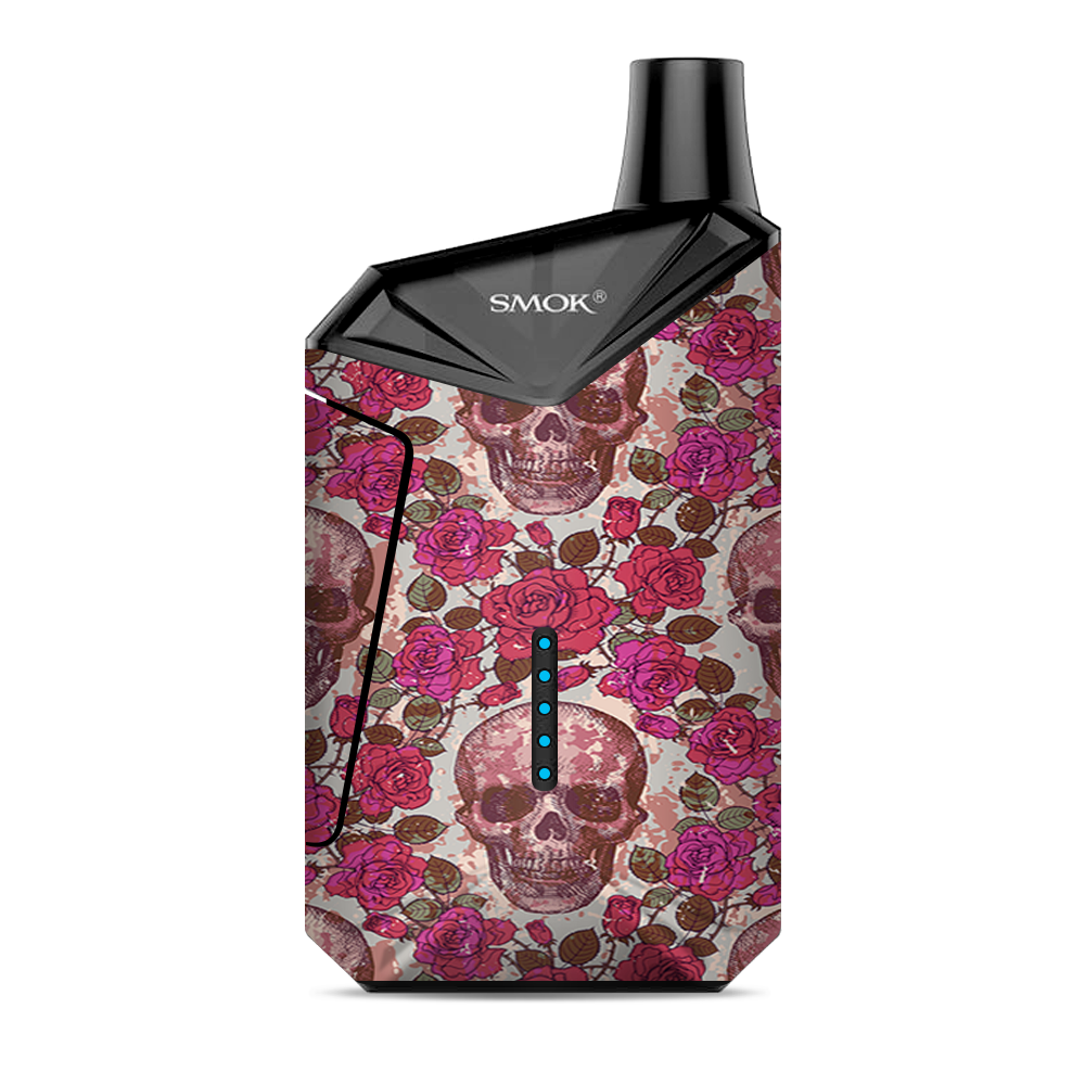  Pink Roses With Skulls Distressed Smok  X-Force AIO Kit  Skin