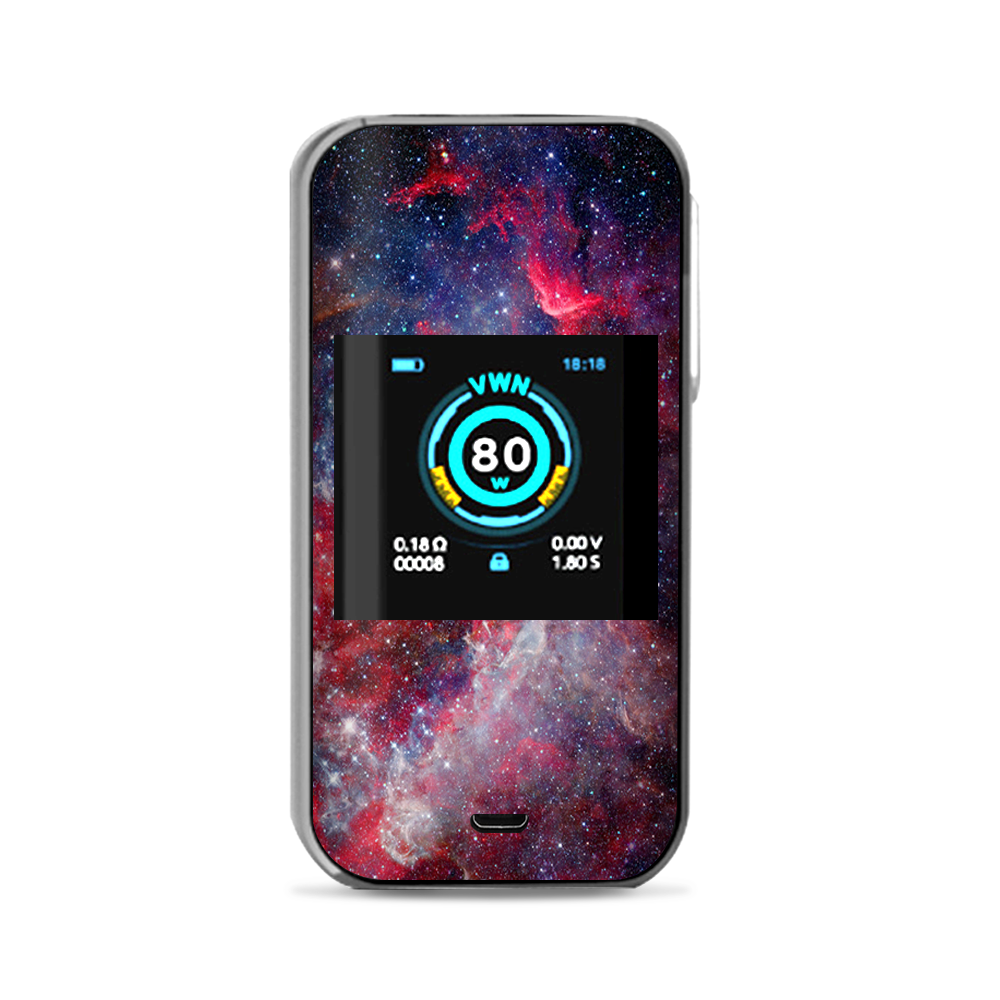  Red Pink Blue Galaxy Cosmic Vaporesso Luxe Nano Kit Skin