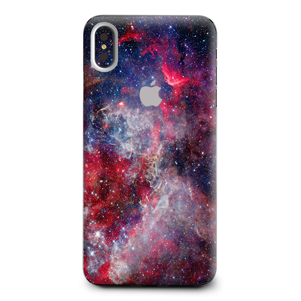 Red Pink Blue Galaxy Cosmic Apple iPhone XS Max Skin