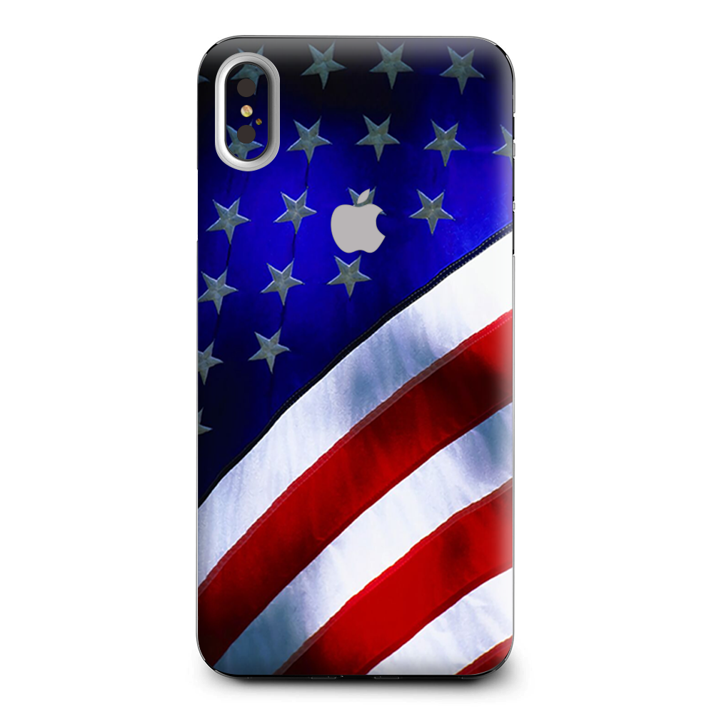 American Flag Waving Usa Pride Proud Apple iPhone XS Max Skin