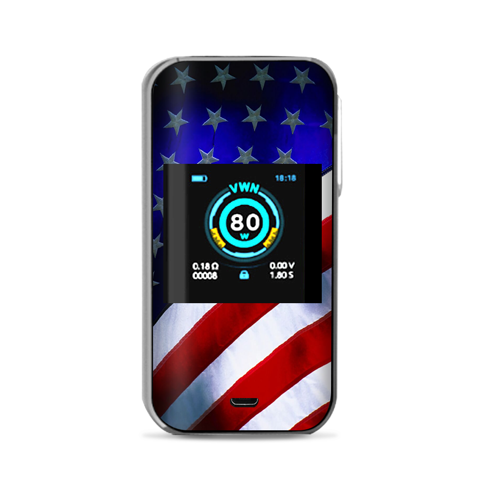  American Flag Waving Usa Pride Proud Vaporesso Luxe Nano Kit Skin