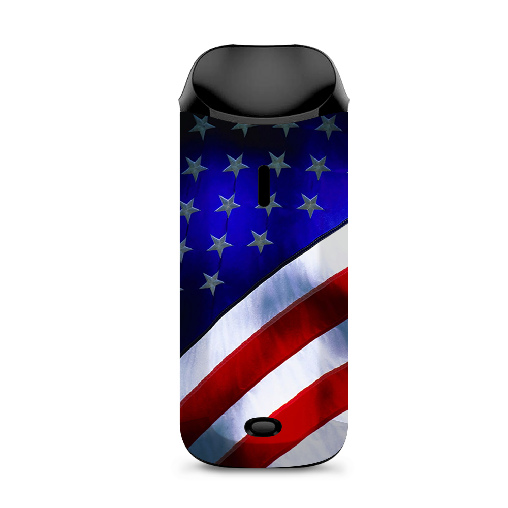  American Flag Waving Usa Pride Proud Vaporesso Nexus AIO Kit Skin