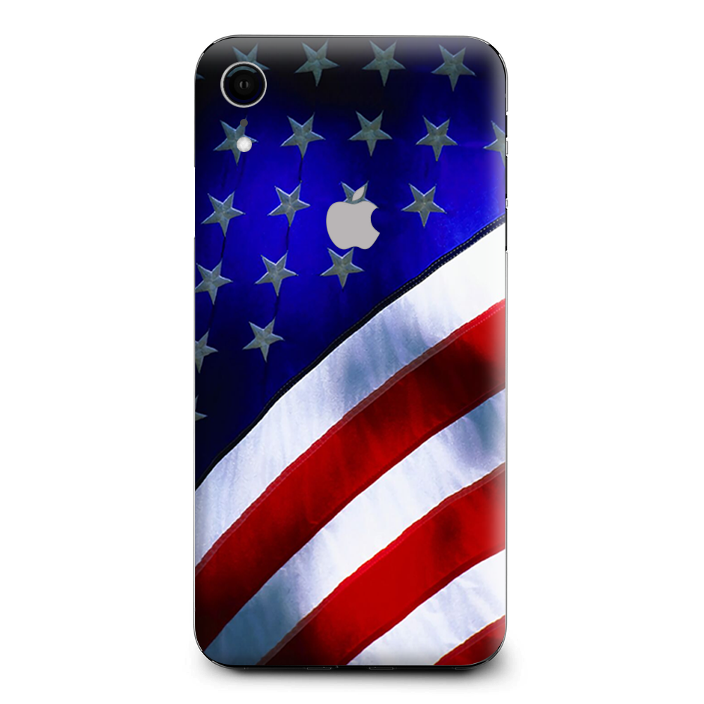 American Flag Waving Usa Pride Proud Apple iPhone XR Skin
