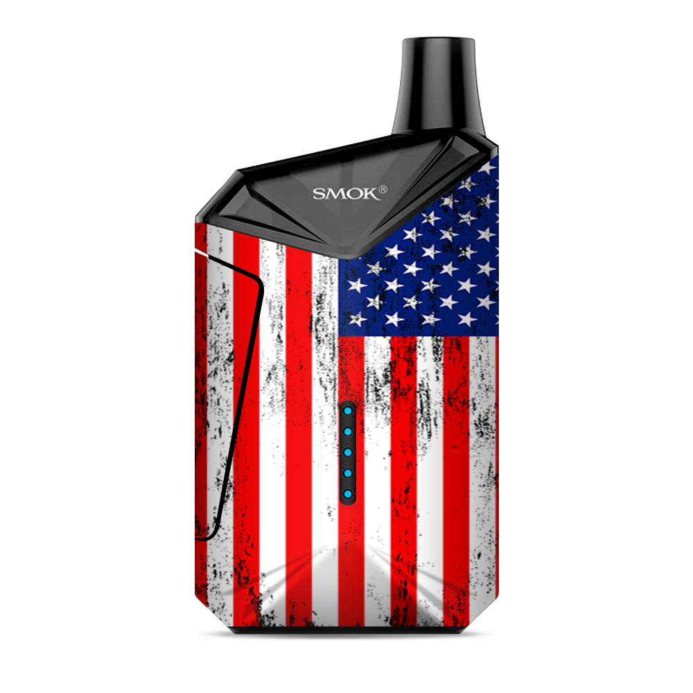  American Flag Distressed Red White Blue Smok  X-Force AIO Kit  Skin