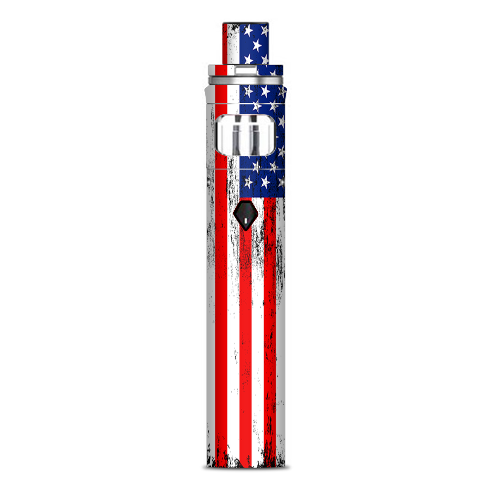  American Flag Distressed Red White Blue Smok Nord AIO Stick Skin