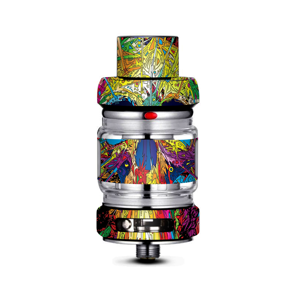 C Olorful Skull 1 Freemax Mesh Pro Tank Skin
