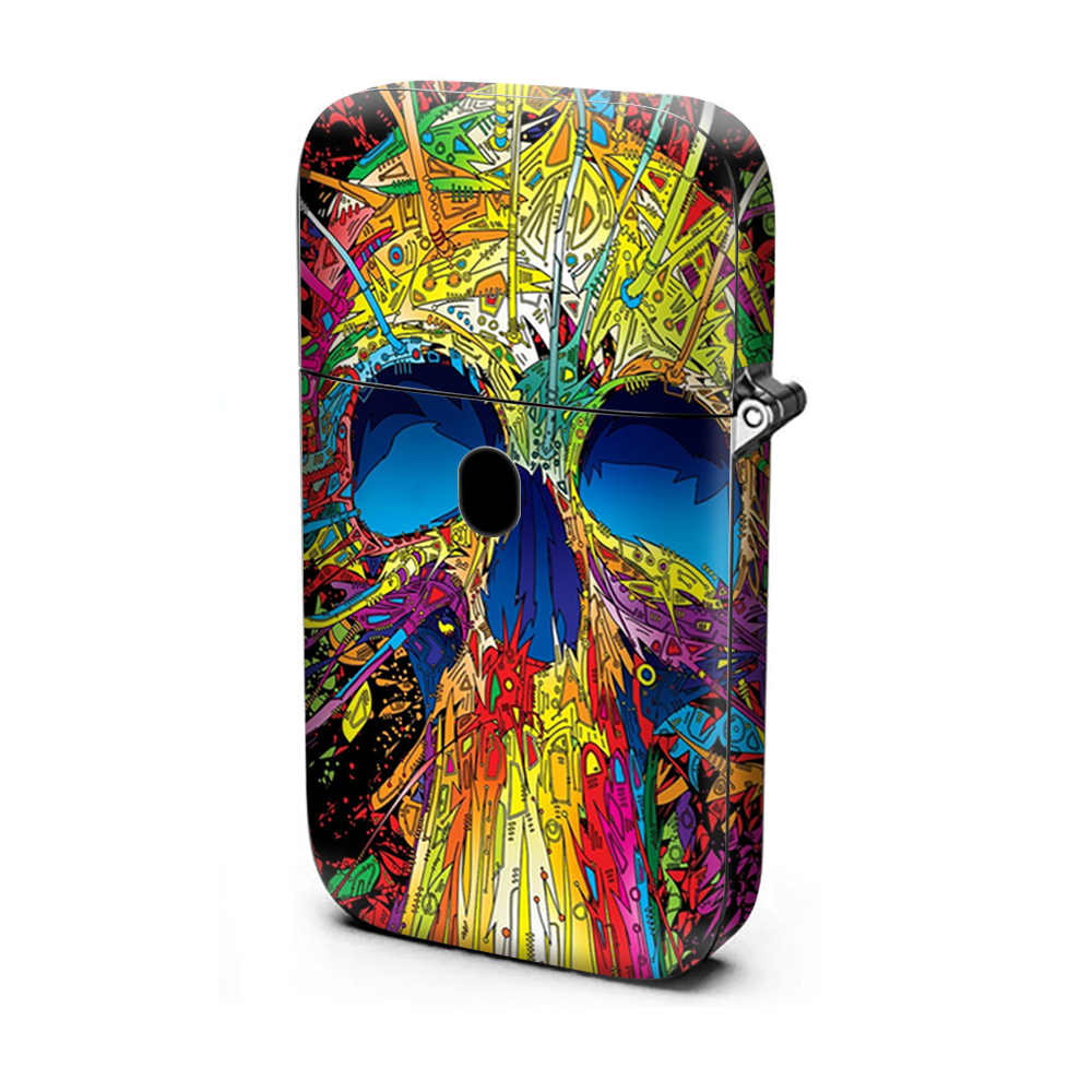 It'S A Skin Decal Vinyl Wrap Compatible With Vaporesso Aurora Play /C Olorful Skull 1