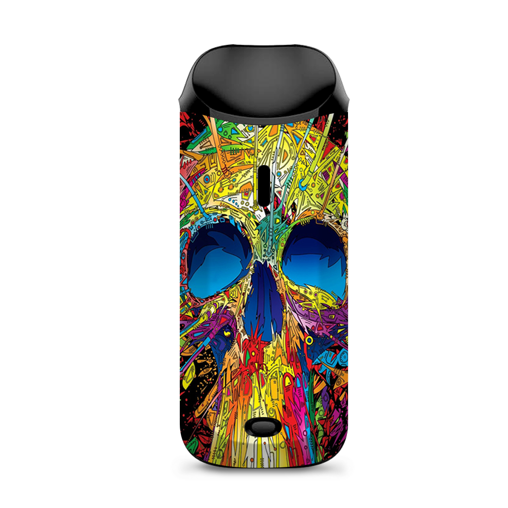  Colorful Skull 1 Vaporesso Nexus AIO Kit Skin