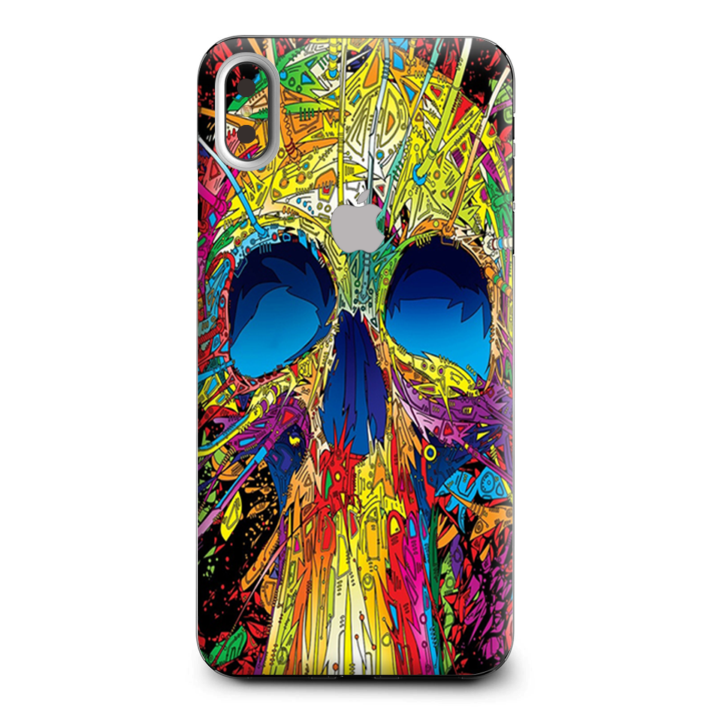 Colorful Skull 1 Apple iPhone XS Max Skin